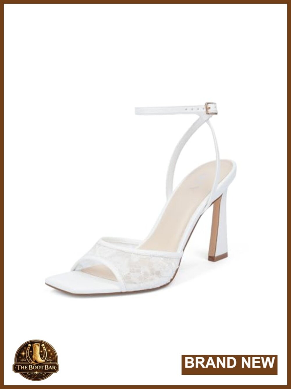 Strappy Heels Women Square Toe Ankle Strap Stiletto Mesh Dress Shoes Satin